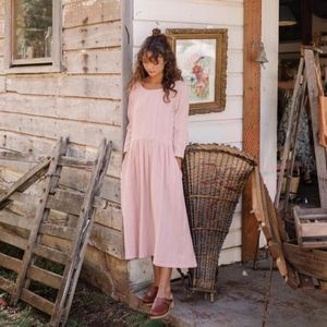 Olli Ella: Zinnia Dress in Rose Stripe